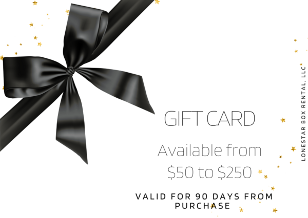 Gift card, real estate, gift